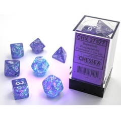 7ct Polyhedral Set - Borealis Luminary Purple w/White - CHX27577